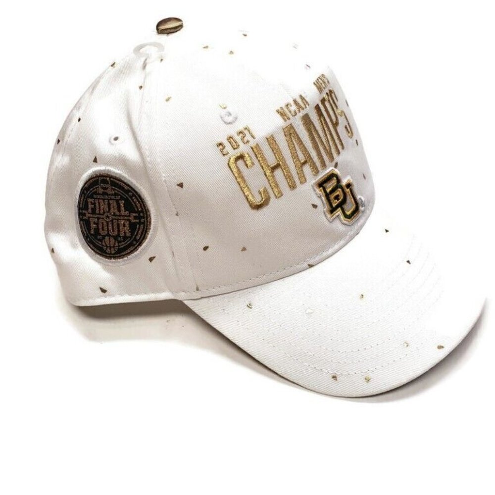 Nike NCAA 2021 Men's Final Four Basketball Champs Baylor Bears Snapback Hat Cap - Picture 2 of 8